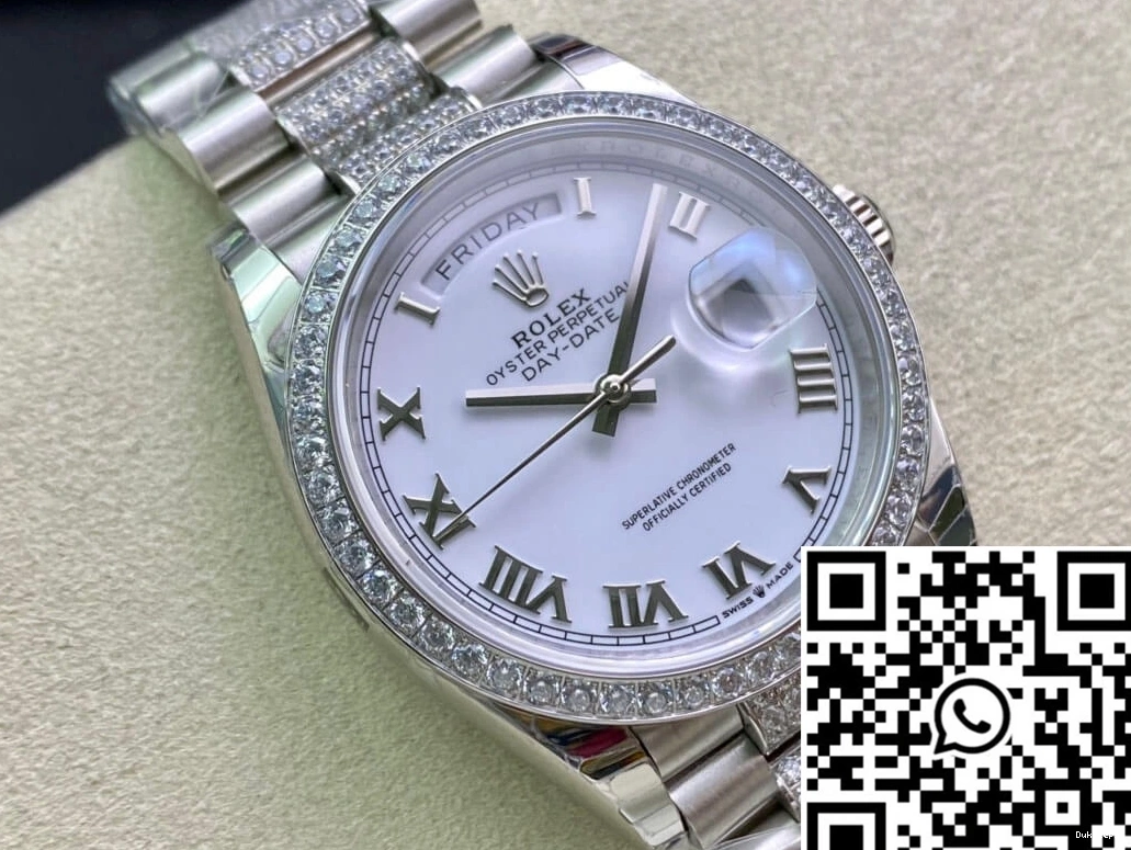 Factory M128349RBR-0026 Date Day EW Rolex Bezel Diamond-Set 0925